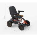 Wózek inwalidzki elektryczny składany - Robooter E60 PRO-A GT wymiary wózka