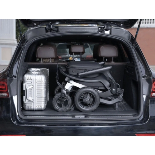 Wózek inwalidzki elektryczny składany Robooter E80 Carbon