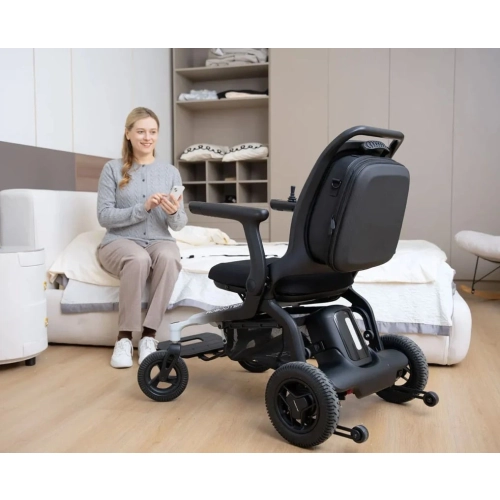 Wózek inwalidzki elektryczny składany Robooter E80 Carbon