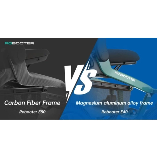 Wózek inwalidzki elektryczny składany Robooter E80 Carbon